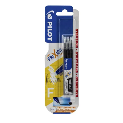 Wk�ad Frixion Ball Clicker 0,5 czarny Pilot blister 3szt.