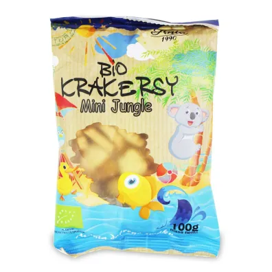 Bio Ania Krakersy mini jungle 100 g Bio