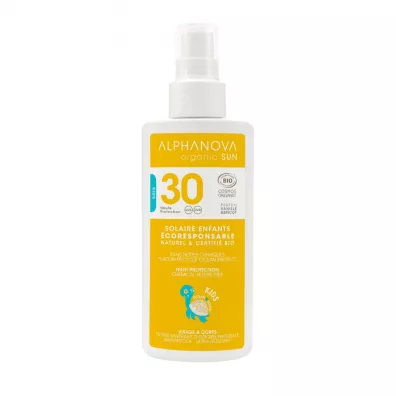 Alphanova Sun Kids, Spray przeciwsoneczny, filtr SPF 30 125 g