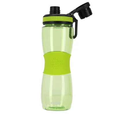 Bidon na wod� Strigo z gumowym uchwytem zielony