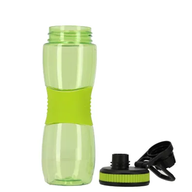 Bidon na wod� Strigo z gumowym uchwytem zielony