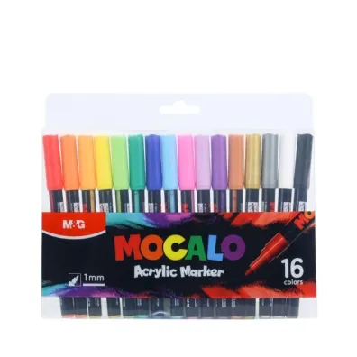 Marker akrylowy 1mm 16 kolor�w M&G