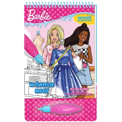 W �wiecie mody. Barbie. Wodne kolorowanie