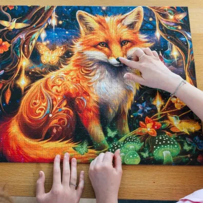 Puzzle 1000 el. DreamScapes: Ba�niowy lis Trefl