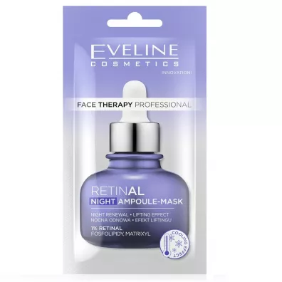 Eveline Cosmetics Face Therapy Professional Ampoule-Mask maska do twarzy Retinal 8 ml