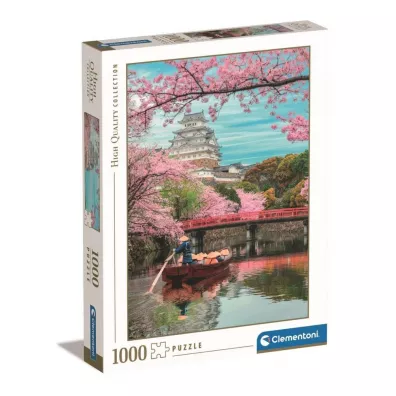 Puzzle 1000 el. HQ Himeji Castle in Spring Clementoni
