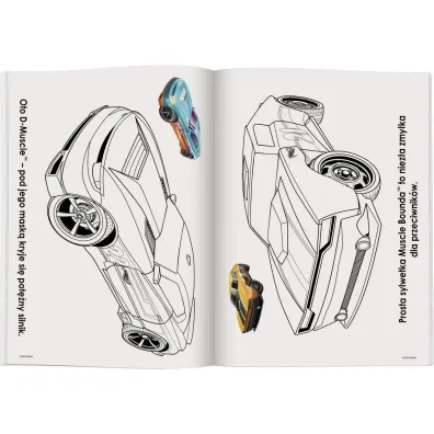 MATTEL HOT WHEELS. NAKLEJAM I KOLORUJ�