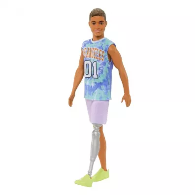 Barbie Fashionistas. Ken z protez� nogi HJT11 Mattel