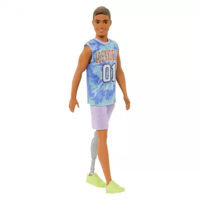 Barbie Fashionistas. Ken z protez� nogi HJT11 Mattel