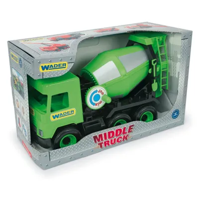 Betoniarka zielona Middle Truck 32104 Wader