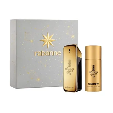 Paco Rabanne Zestaw 1 Million Men Woda toaletowa + Dezodorant 100 ml + 150 ml