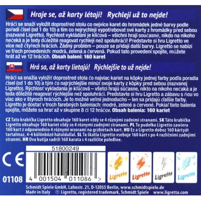 Ligretto. Niebieskie pude�ko