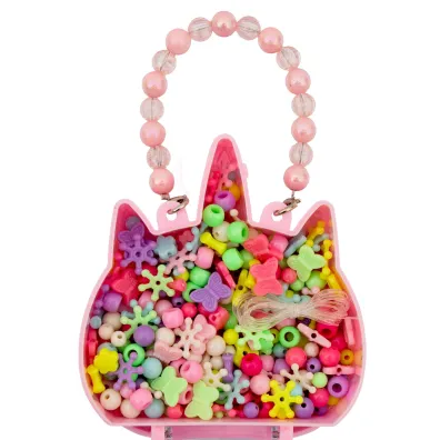 Zestaw koralik�w Gabby's Dollhouse Jednoro�ec 250 szt. + 2m gumki Astra