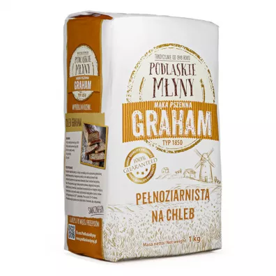 Pzz Podlaskie Myny Mka pszenna graham typ 1850 1 kg