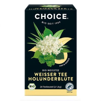 Yogi Tea Choice Herbatka biała z kwiatami czarnego bzu 20 x 1.8 g Bio