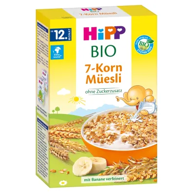 Hipp Musli 7 zb� z bananami od 12. miesi�ca 200 g Bio