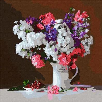 Ideyka Malowanie po numerach - Kolorowe dzwonki 40x40cm