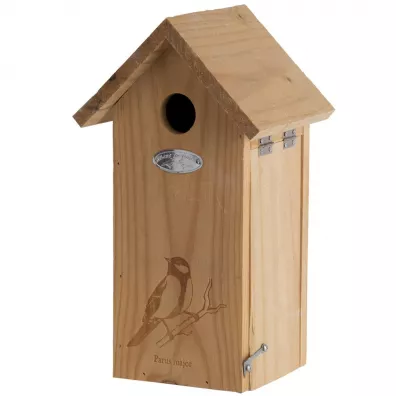 Esschert Design Budka lgowa z drewna sosnowego h30 cm
