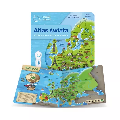 Czytaj z Albikiem. Atlas wiata. Interaktywna mwica ksika