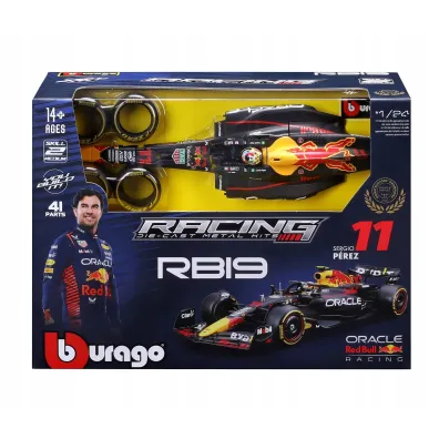 Bburago Model 1:24 BOLID F1 Red Bull RB19 Sergio Perez 18-28508