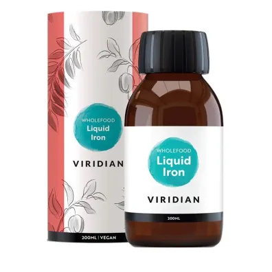 Viridian �elazo w p�ynie z witamin� C - suplement diety 200 ml