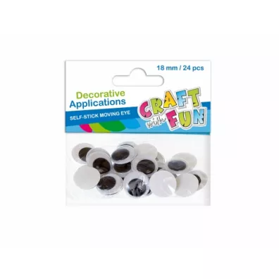 Craft with Fun Ozdoba dekoracyjna oczy 18mm