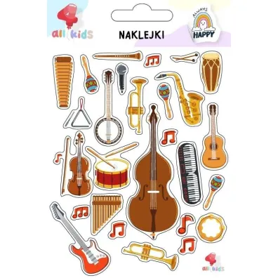 All4Kids Naklejki dla dzieci Instrumenty muzyczne