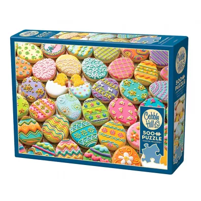 Puzzle 500 el. Wielkanocne ciasteczka Cobble Hill