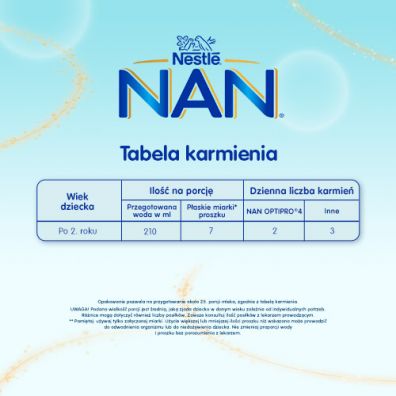 Nestle Nan Optipro 4 Mleko modyfikowane junior dla dzieci po 2. roku Zestaw 2 x 800 g