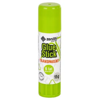 Zenith Klej w sztyfcie transparentny 15 g