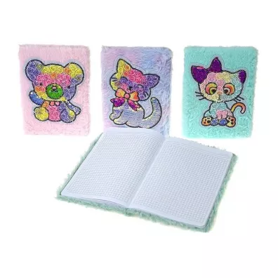 Adar Notes A5 w ok�adce pluszowej MIX
