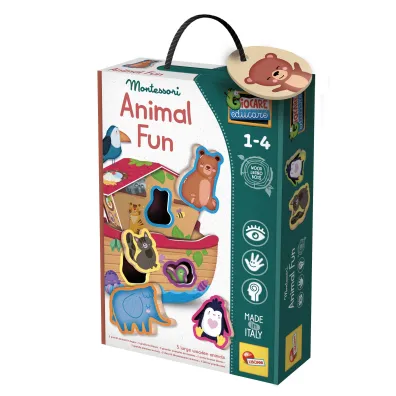 Lisciani Montessori Baby Wood Animal Fun 304-96893