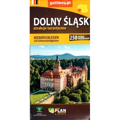 Mapa - Dolny �l�sk 250 atrakcji turystycznych