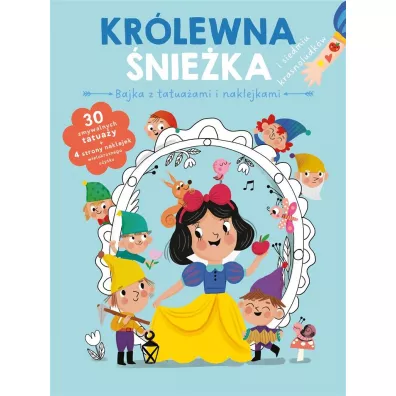 Kr�lewna �nie�ka. Bajka z tatua�ami i naklejkami