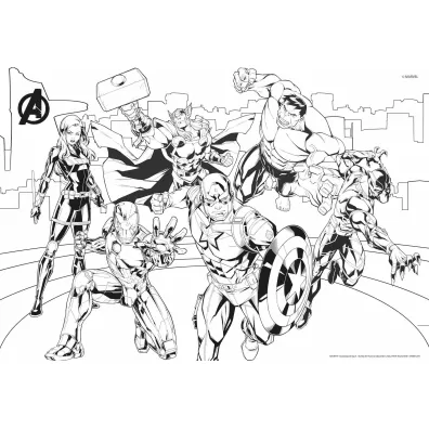 Puzzle dwustronne 108 el. Marvel Avengers Lisciani
