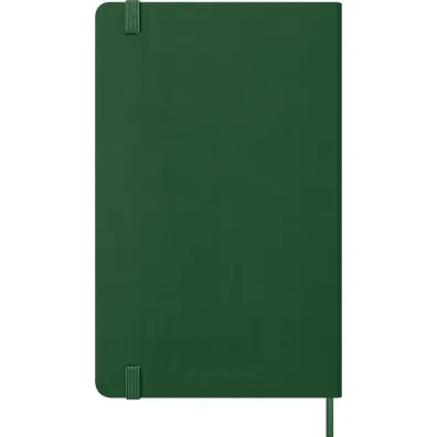 Kalendarz 2026 12M Moleskine L twarda oprawa dzienny Myrtle Green 13x21cm