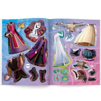 Disney Kraina Lodu. Brokatowe ubieranki