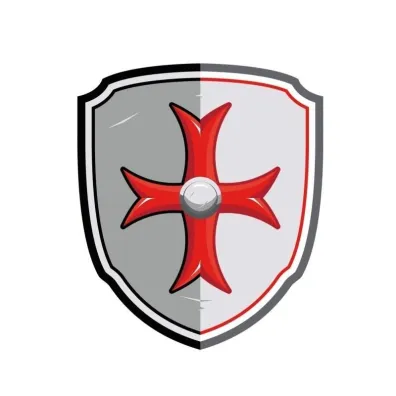 Tarcza rycerska z krzy�em malta�skim Papo