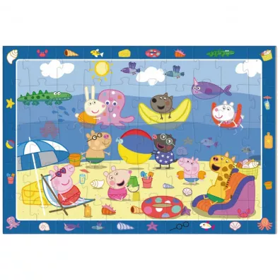 Puzzle obserwacyjne 50 el. �winka Peppa. Wakacje Dodo