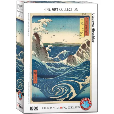 Puzzle 1000 el. Naruto Whirlpool, Hiroshige Utagawa Eurographics