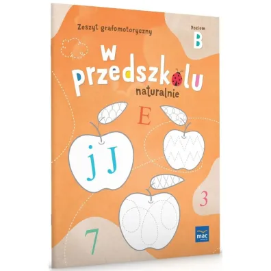 W przedszkolu naturalnie. Poziom B. Zeszyt grafomotoryczny