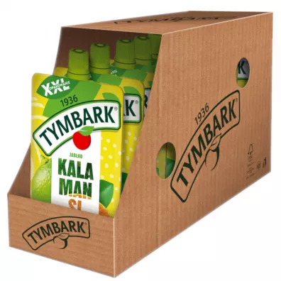 Tymbark Mus Exotic Boost kalamansi jab�ko pomara�cza banan XXL Zgrzewka 10 x 200 g