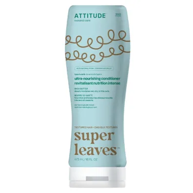 Attitude SUPER LEAVES, Od�ywka do w�os�w kr�conych, z mas�em shea 473 ml