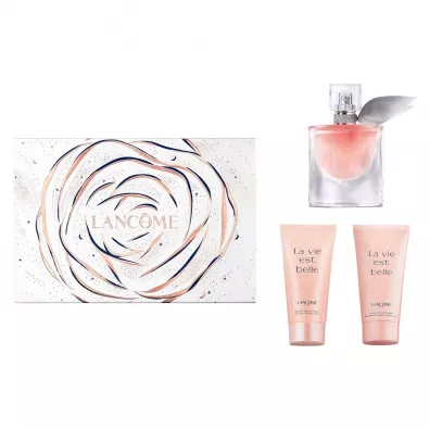 Lancome Zestaw Woda perfumowana La Vie Est Belle + Balsam do ciaa + el pod prysznic 30 ml