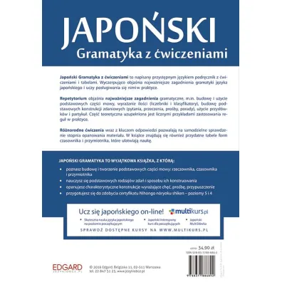 EDGARD. Japo�ski. Gramatyka z �wiczeniami. Poziom A1-B1
