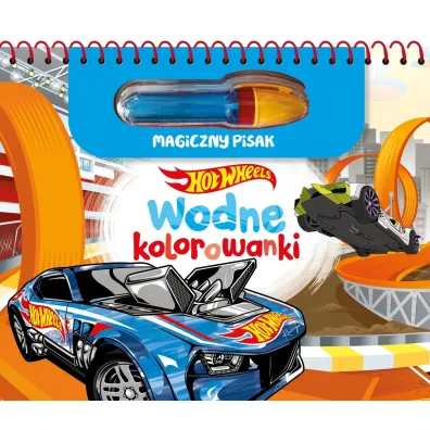 Hot Wheels. Kolorowanki wodne i magiczny pisak