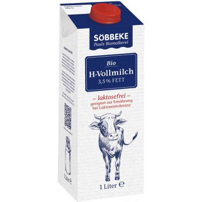 Sobbeke Mleko bez laktozy (3,5% tuszczu) 1 l Bio