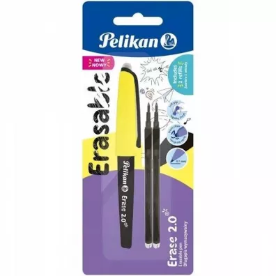 Pelikan D�ugopis wymazywalny Erase 2.0 czarny