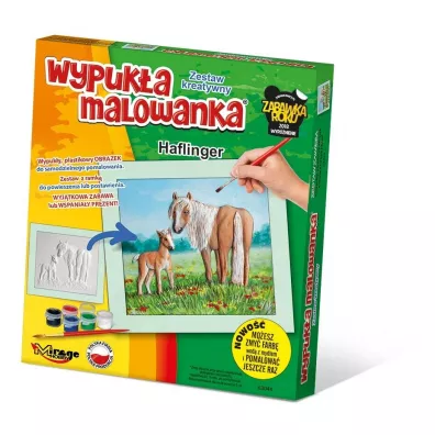 Wypuk�a malowanka Konie - Haflinger Mirage Hobby