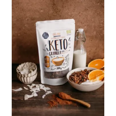 Diet-Food Keto Granola Kakao z Olejkiem Pomara�czowym 200 g Bio
